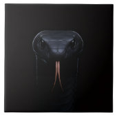 Black 4 Luxe Tile with Black Mamba Elegance Tegeltje (Voorkant)