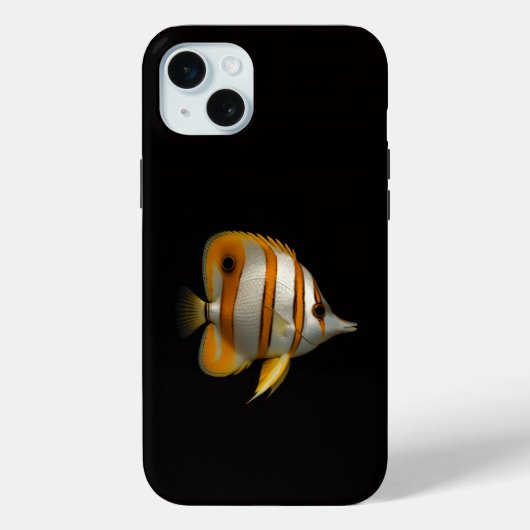 Black 4 Luxe, Tropical Reef Butterflyfish Case-Mate iPhone Case (Achterkant)