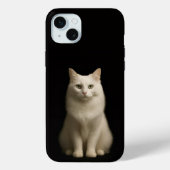 Black 4 Luxe, Turkish Angora Cat Case-Mate iPhone Case (Achterkant)