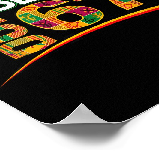 Black 67 Black History Month Six Seven Meme  Poster (Hoek)