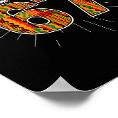 Black 67 Black History Month Six Seven Meme Poster (Hoek)