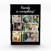 Black 7 Photo Collage Family is alles Fotoblokken (Voorkant)