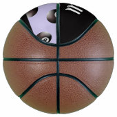 Black 8 ball pattern basketbal (Rechts)