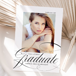 Black | Aankondiging van eloquence Foto Afstuderen