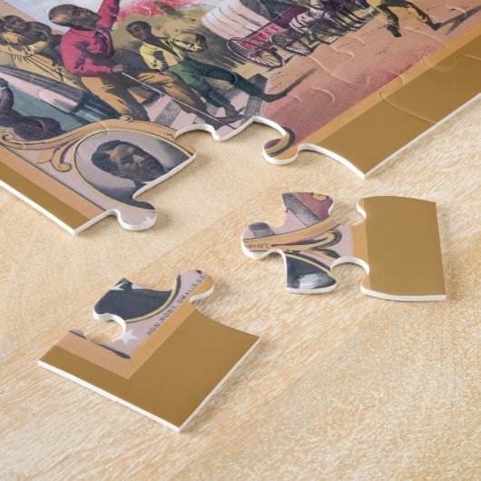 Black Abolitionist Heroes, Frederick Dougla$$ Legpuzzel (Zijkant)