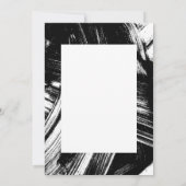 Black | Abstract Foto Afstuderen Hartelijk dank Bedankkaart (Achterkant)