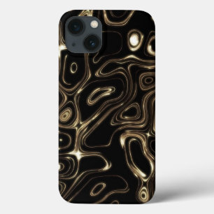 Black abstract Hoesje-Mate iPhone draagtas Case-Mate iPhone Case