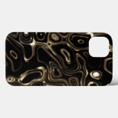 Black abstract Hoesje-Mate iPhone draagtas Case-Mate iPhone Case (Achterkant (horizontaal))
