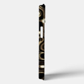 Black abstract Hoesje-Mate iPhone draagtas Case-Mate iPhone Case (Achterkant / Rechts)