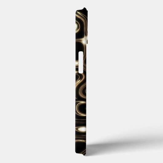 Black abstract Hoesje-Mate iPhone draagtas Case-Mate iPhone Case (Achterkant / Rechts)