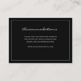 Black Accommodation Enclosure Kaart