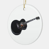 Black Acoustic Guitar Ornament (Links)