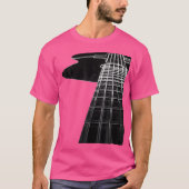 Black Acoustic Guitar T-shirt (Voorkant)