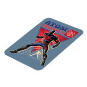 Black Adam | Afbeelding voor Atom Smasher-teken Magneet (Linkerzijde)