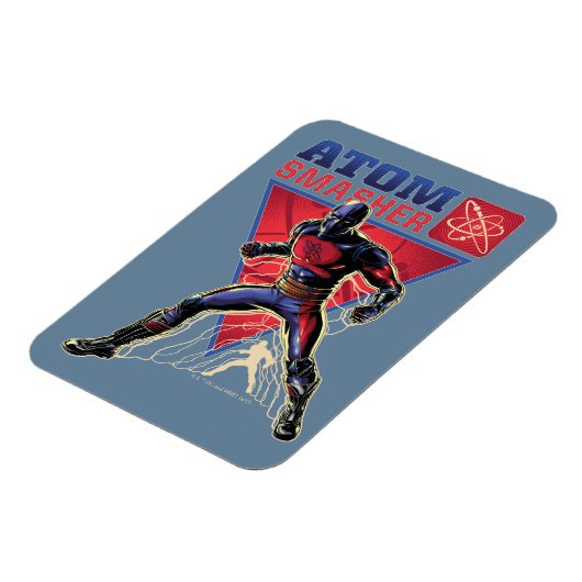 Black Adam | Afbeelding voor Atom Smasher-teken Magneet (Linkerzijde)