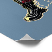 Black Adam | Afbeelding voor Atom Smasher-teken Poster (Hoek)