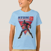 Black Adam | Afbeelding voor Atom Smasher-teken T-shirt (Voorkant)