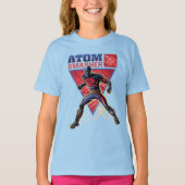 Black Adam | Afbeelding voor Atom Smasher-teken T-shirt (Voorkant)