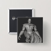 Black Adam Alternate Vierkante Button 5,1 Cm (Voorkant /achterkant)