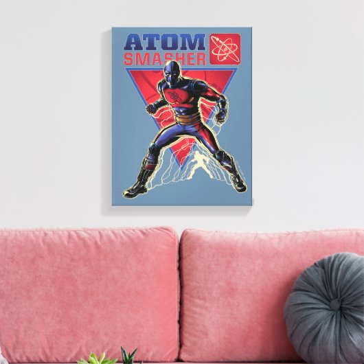 Black Adam | Atom Smasher Character Graphic Canvas Afdruk (Insitu (Woonkamer))