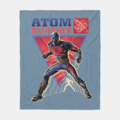 Black Adam | Atom Smasher Character Graphic Fleece Deken (Voorkant)