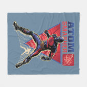Black Adam | Atom Smasher Character Graphic Fleece Deken (Voorkant (Horizontaal))