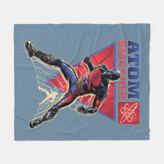 Black Adam | Atom Smasher Character Graphic Fleece Deken (Voorkant (Horizontaal))