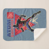 Black Adam | Atom Smasher Character Graphic Sherpa Deken (Voorkant (horizontaal))