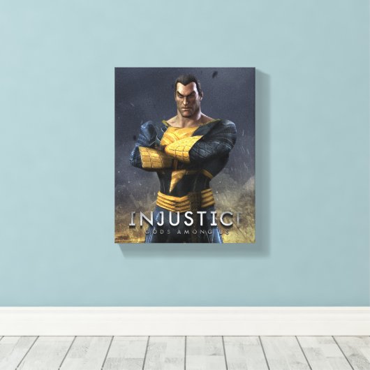 Black Adam Canvas Afdruk (Insitu (Houten vloer))