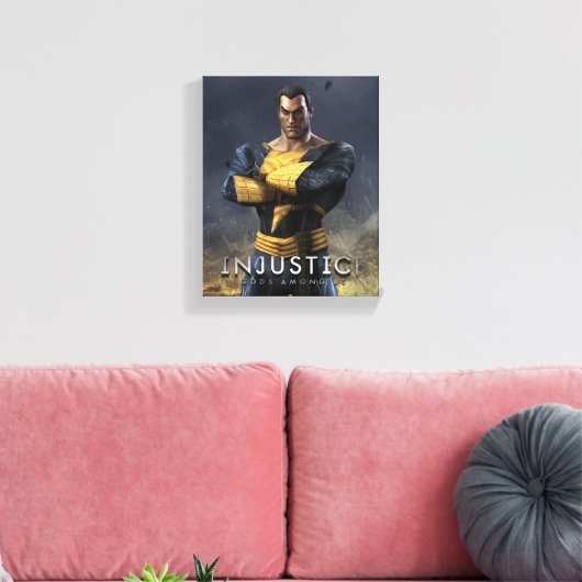 Black Adam Canvas Afdruk (Insitu (Woonkamer))
