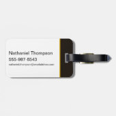 Black Adam Character Diamond Burst Graphic Bagagelabel (Achterkant horizontaal)