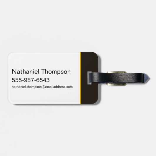 Black Adam Character Diamond Burst Graphic Bagagelabel (Achterkant horizontaal)