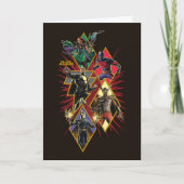 Black Adam Character Diamond Burst Graphic Kaart (Voorkant)