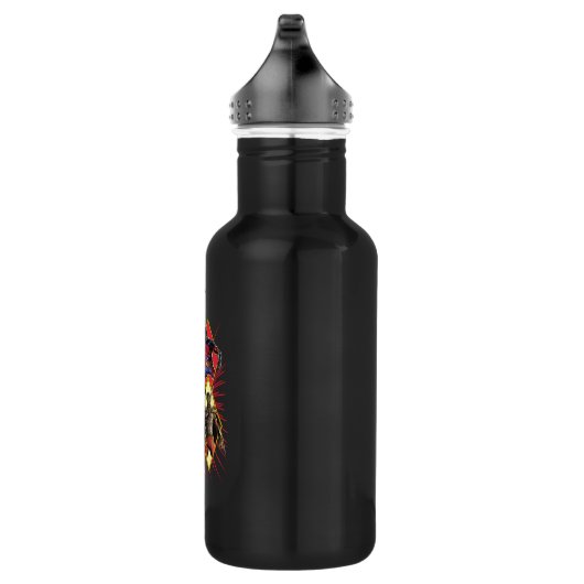 Black Adam Character Diamond Burst Graphic Waterfles (Rechts)