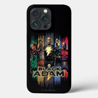 Black Adam Characters In Stripes Graphic Case-Mate iPhone Case