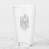 Black Adam Characters In Stripes Graphic Glas (Achterkant)