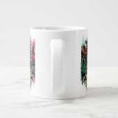 Black Adam Characters In Stripes Graphic Grote Koffiekop (Achterkant)