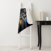 Black Adam Characters In Stripes Graphic Sherpa Deken (In situ)