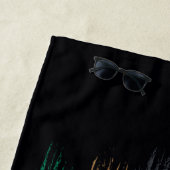 Black Adam Characters In Stripes Graphic Strandlaken (In situ)