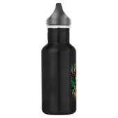 Black Adam Characters In Stripes Graphic Waterfles (Links)