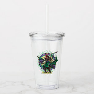 Black Adam   Cyclone Character Graphic Acryl Drinkbeker