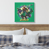 Black Adam | Cyclone Character Graphic Canvas Afdruk (Insitu (Slaapkamer))
