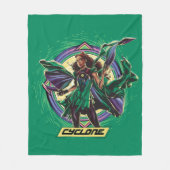 Black Adam | Cyclone Character Graphic Fleece Deken (Voorkant)