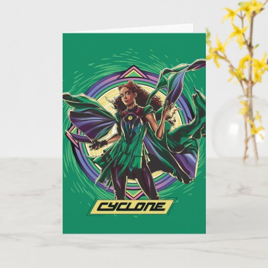 Black Adam | Cyclone Character Graphic Kaart (Gele Bloem)