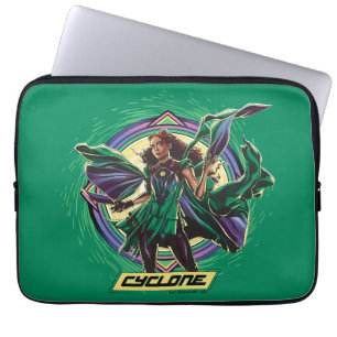 Black Adam Cyclone Character Graphic Laptop Sleeve