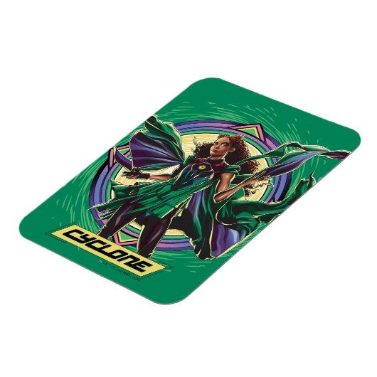 Black Adam | Cyclone Character Graphic Magneet (Linkerzijde)