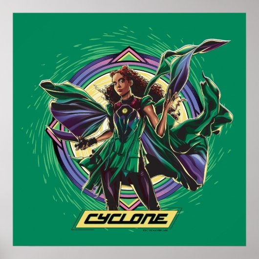 Black Adam | Cyclone Character Graphic Poster (Voorkant)