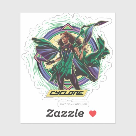 Black Adam | Cyclone Character Graphic Sticker (Vel)