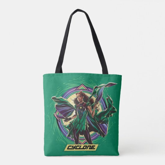 Black Adam | Cyclone Character Graphic Tote Bag (Achterkant)