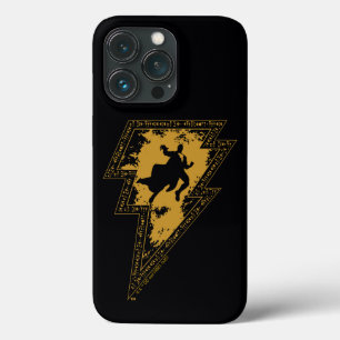 Black Adam Distress Lightning Bolt Case-Mate iPhone Case